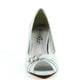 Lunar Lyla Occasion Wear Court Shoe FLR047SL Silver