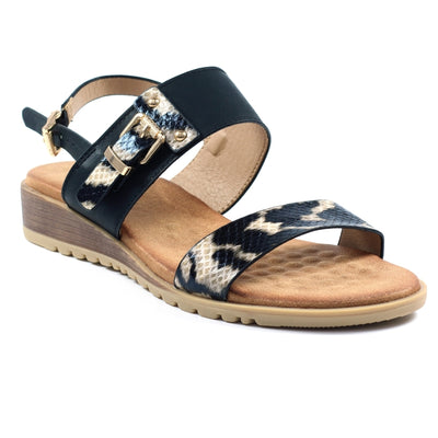 Lunar Sandal Tuscany BLACK JLH311BK