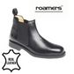 Roamers Mens BLACK Leather Chelsea Boot M278A