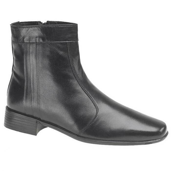 Leather beatle boots best sale