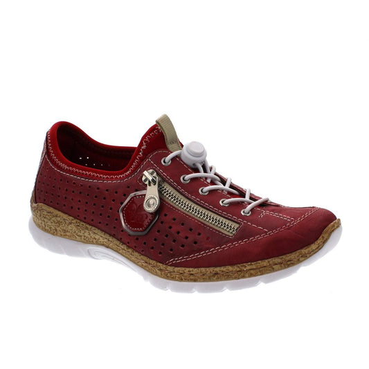 Rieker CASUAL SHOE RED SLIP ON N4296-35