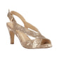 Lotus Paloma NATURAL SNAKE Occasion Wear Sling Back shoes  ULS156