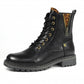 Lunar Ankle Boot Nevada BLACK with lace and zip