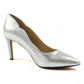 Lunar Nigella Occasion Wear SILVER Court Shoe FLRO41
