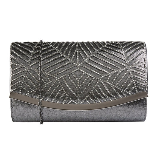 Lotus Nara PEWTER Occasion Wear Handbag to match Natalia Shoes