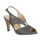 Lotus Amelia PEWTER Shimmer open toe shoes