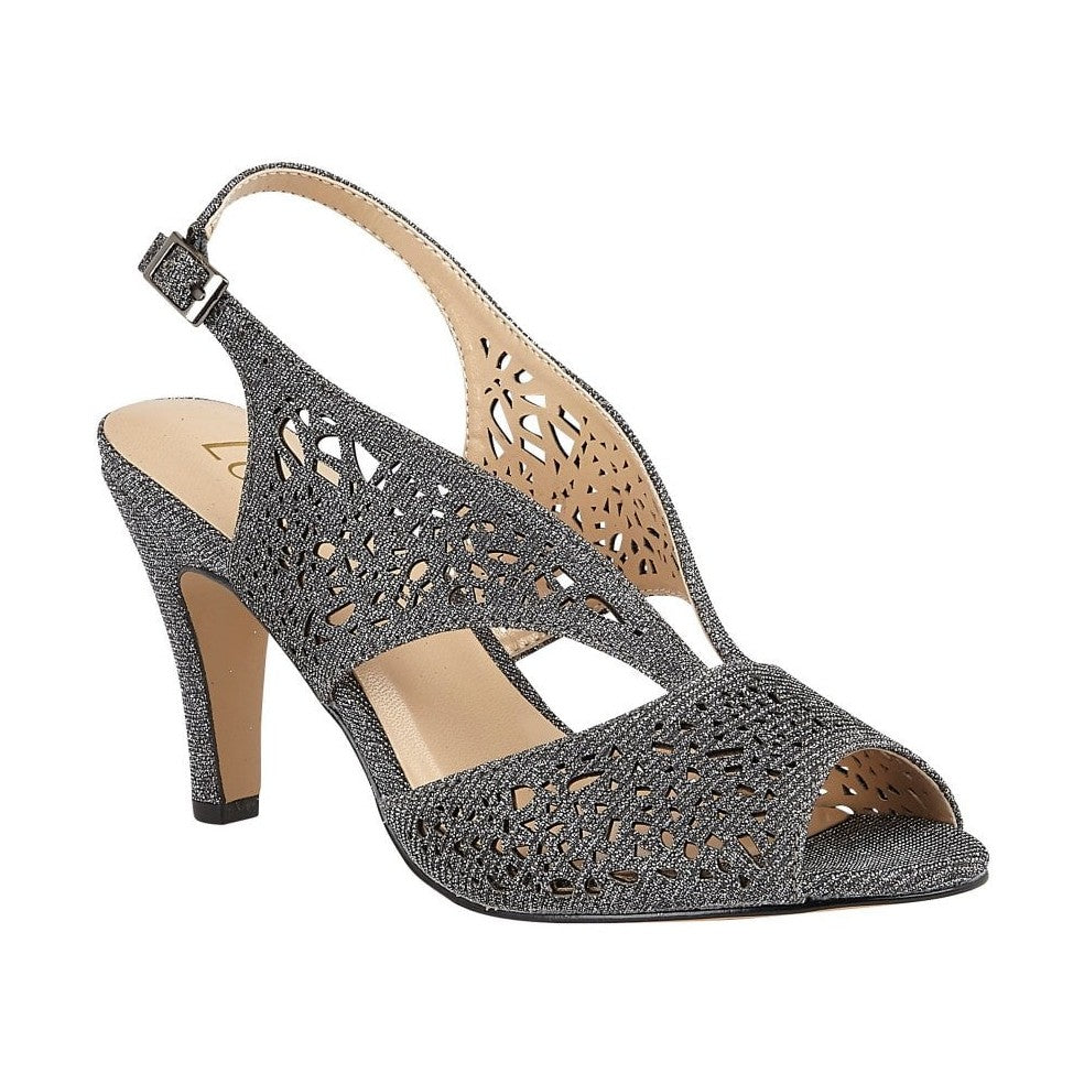 Lotus Amelia PEWTER Shimmer open toe shoes