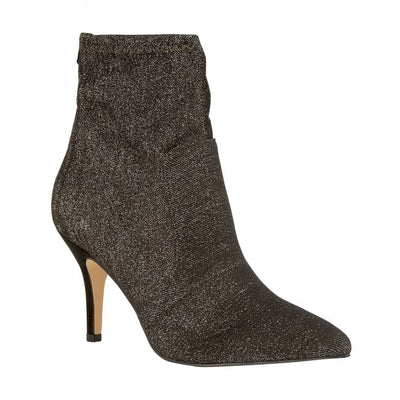 Lotus Ankle Boot Thames PEWTER Stretch Textile