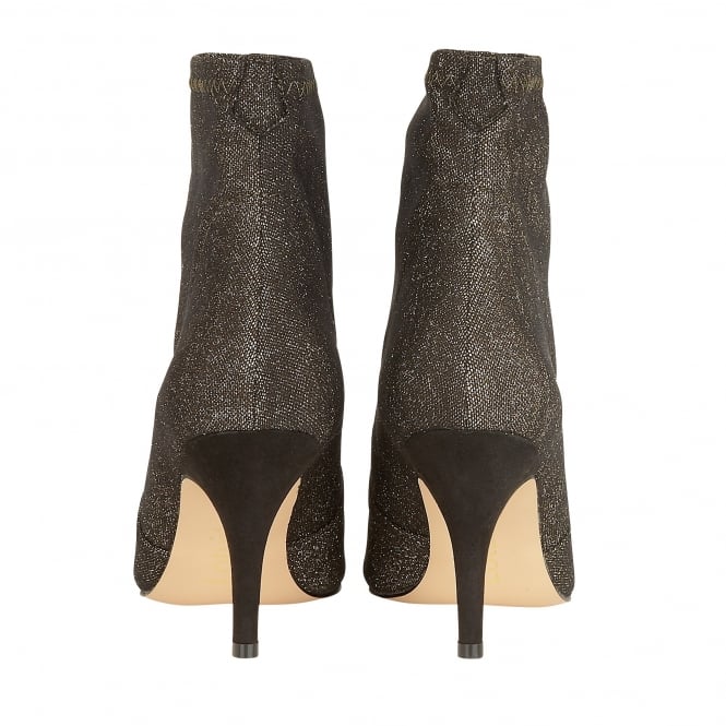 Lotus Ankle Boot Thames PEWTER Stretch Textile