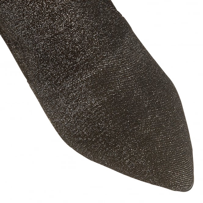 Lotus Ankle Boot Thames PEWTER Stretch Textile