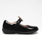 Lelli Kelly LK8217 BLACK Patent  Poppy Puppy trim Bar Shoe