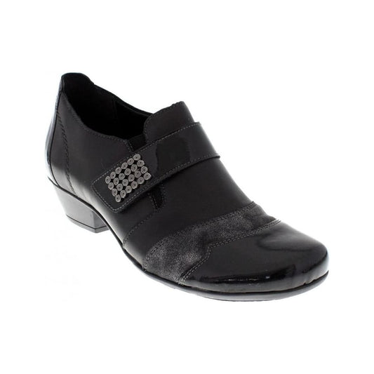 REMONTE D7333-01 LADIES BLACK COMBINATION SHOES