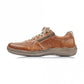 Rieker Men's Casual shoe with Lace and Zip 03030-25 Tan