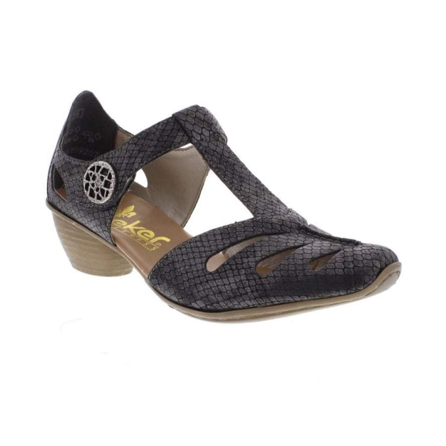 Rieker mary jane shoes black on sale