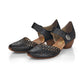 Rieker Bar Shoe 43753-00 BLACK