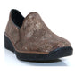 Rieker Slip on Shoe 53766-24 BROWN Print