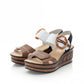 Rieker Wedge Sandal 68176-64 CREAM