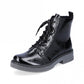 Rieker Ankle Boot 72010-00 BLACK  PAT Lace up  Boot