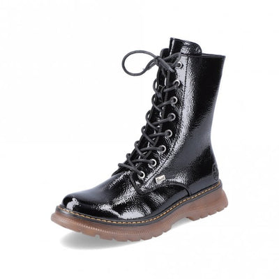 Rieker Lace up Boot Black 92842-00