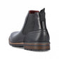 Rieker Men's  BLACK Leather Boot 1360-00
