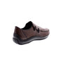 Rieker SHOE BROWN LEATHER SLIP ON L1751-25