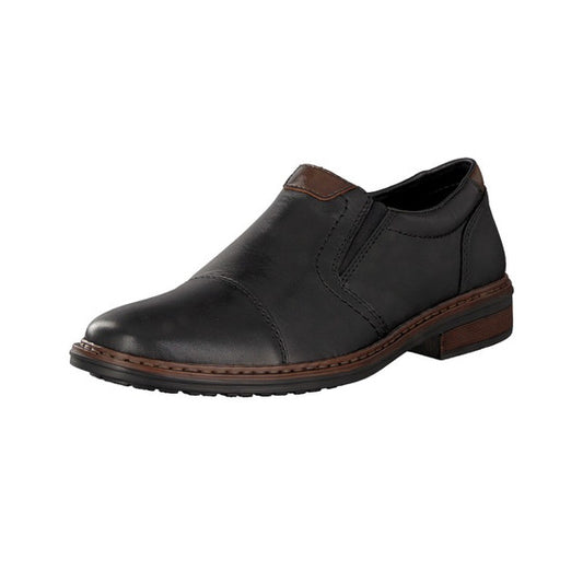 Rieker men slip-on shoe black 17659-00