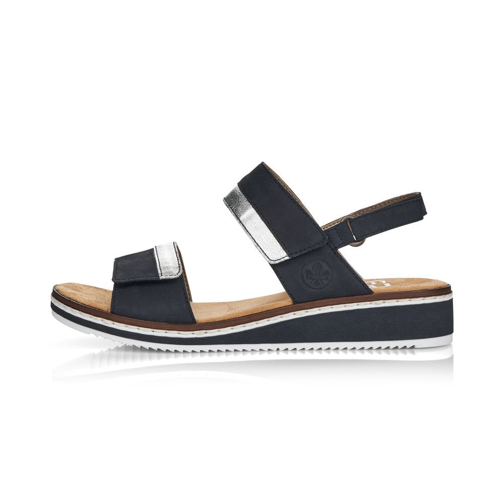 Rieker Sandal with touch fastening V36B9-14 NAVY 
