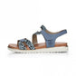 Rieker Sandal with touch fastening V5069-12 DENIM BLUE