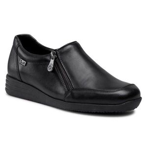 Rieker lady's shoe with zip 58494-00 BLACK