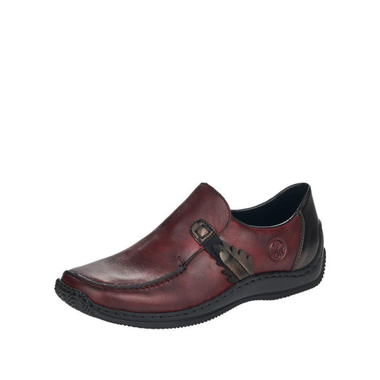 Rieker Lady's slip-on shoe L1759-30 wine