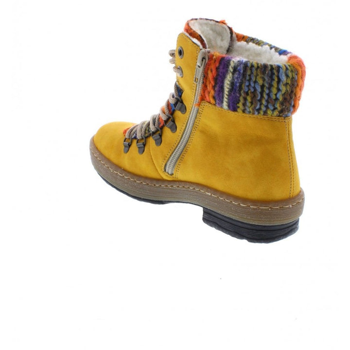 Rieker Hiker Ankle Boot Mustard Multi Z6743 68 A.G. Meek