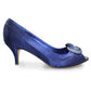 Lunar Ripley Occasion Shoe Navy Satin