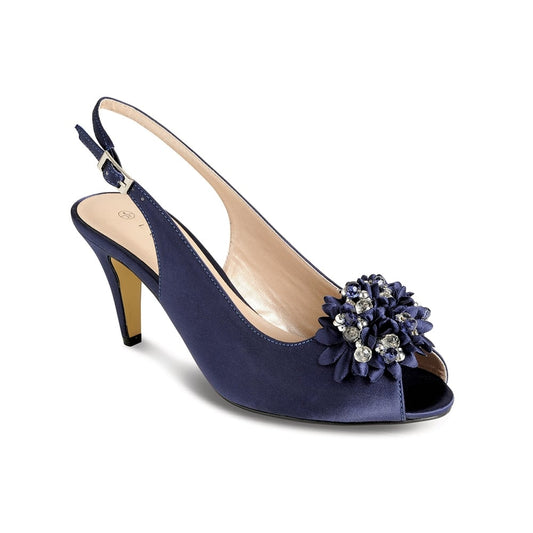 Lunar Sabrina Occasion Shoe  Navy Sling back MATCHING BAG AVAILABLE