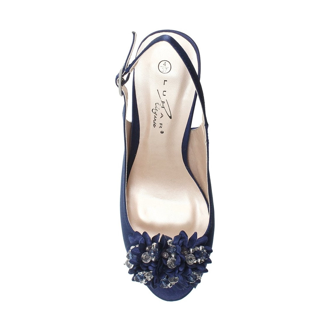 Lunar Sabrina Occasion Shoe Navy Sling back MATCHING BAG AVAILABLE