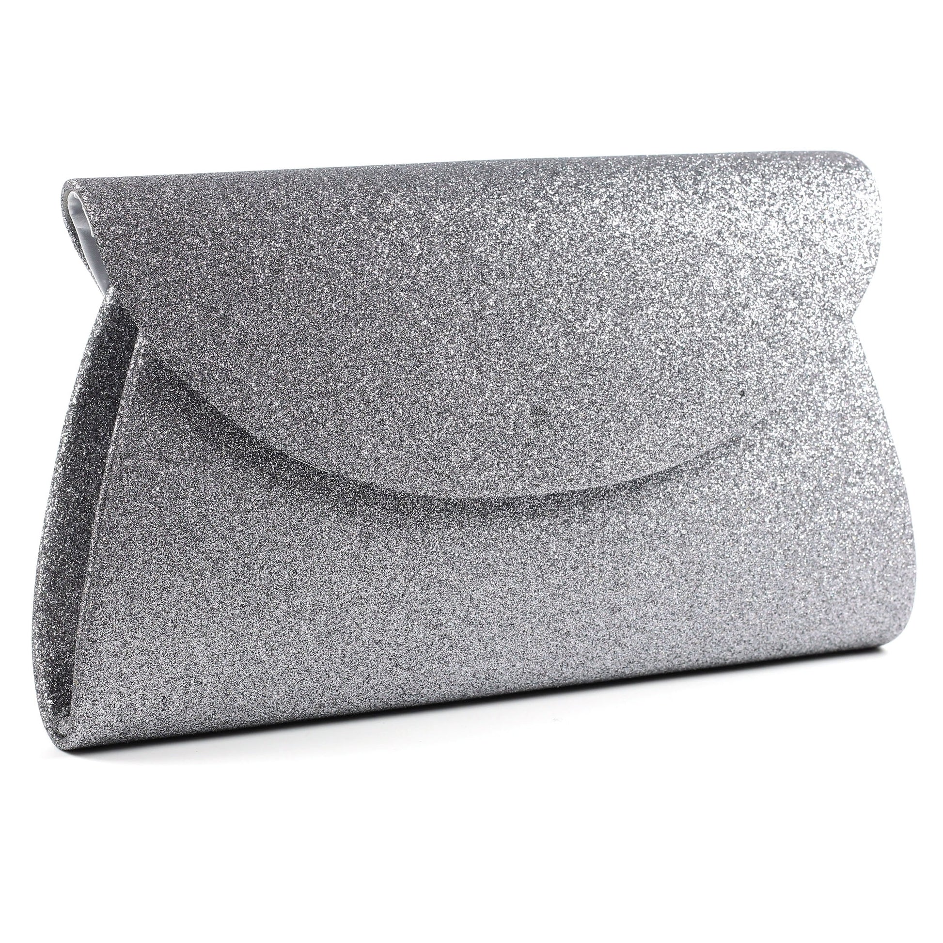 Lunar Sariyah Occasion Wear Matching Bag PEWTER ZLR046PW