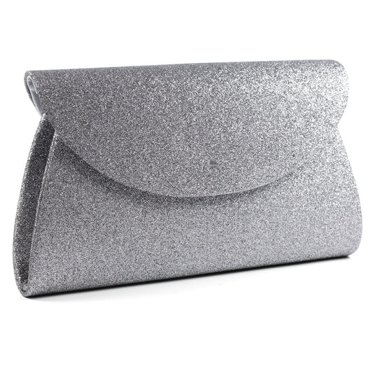 Lunar Sariyah Occasion Wear Matching Bag PEWTER ZLR046PW