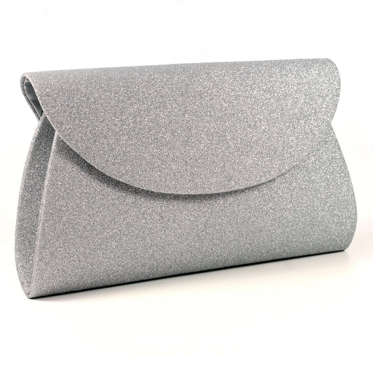 Lunar Sariyah Occasion Wear Matching Bag SILVER ZLR046SL