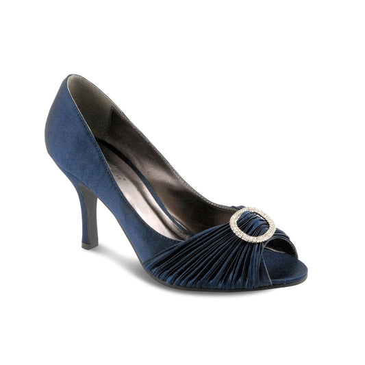 Lunar Sienna Occasion Shoe Navy Diamanté