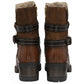 Lotus Mid Calf leather Boot with Zip Salsa TAN 