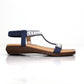 Lunar Sandal Tancy Blue Pearl Sandal Code: JLH078