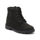 Timberland 6 inch boot youth black leather waterproof