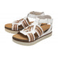 Lotus Cairnes WHITE Leather Sandal ULP221