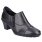 Rieker Ladies Leather  Shoe BLACK 57173-02