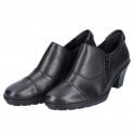 Rieker Ladies Leather  Shoe BLACK 57173-02