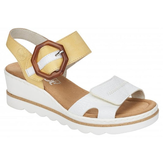 Rieker Wedge sandal  YELLOW 67476-69