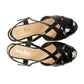 Van Dal Libby Black patent Wide Fit Dress Sandal